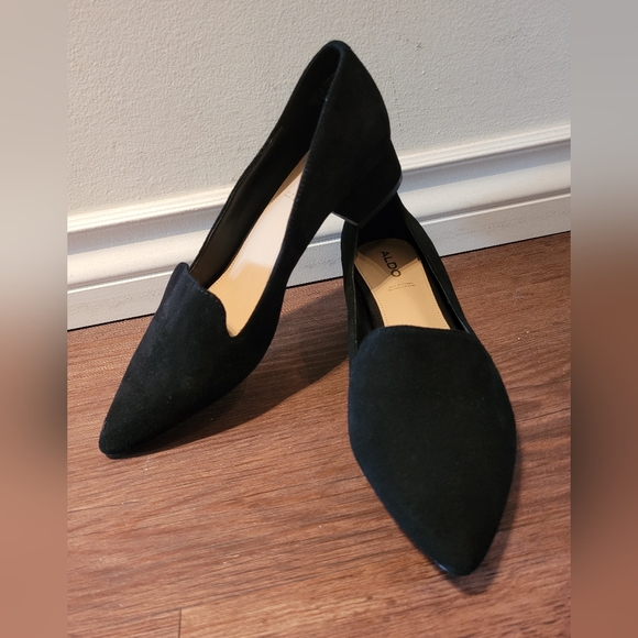 Aldo Shoes - Black Suede Aldo Loafer s6